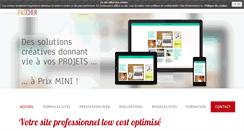Desktop Screenshot of mon-site-pas-cher.com