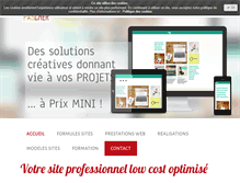 Tablet Screenshot of mon-site-pas-cher.com